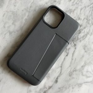 Leather phone case with cc compartment